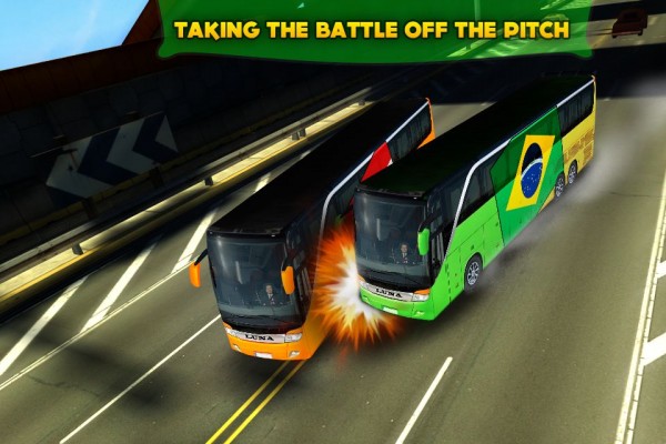 Soccer Team Bus Battle Brazil Apk İndir v1.2.1 MOD Para