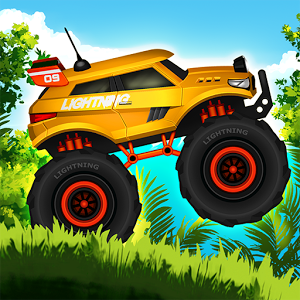 Jungle Monster Truck Kids Race Apk Full İndir + Android v1.1
